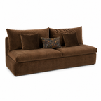 Fluffy Brown Sofa