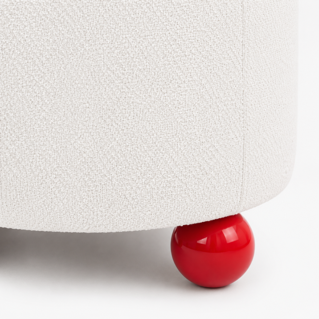 Cherry Pouf