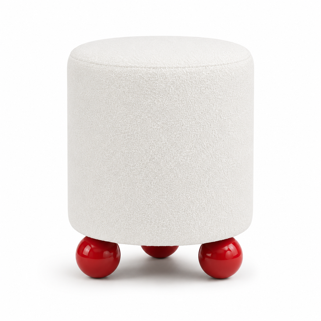 Cherry Pouf
