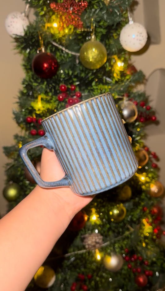 Christmas strip mug