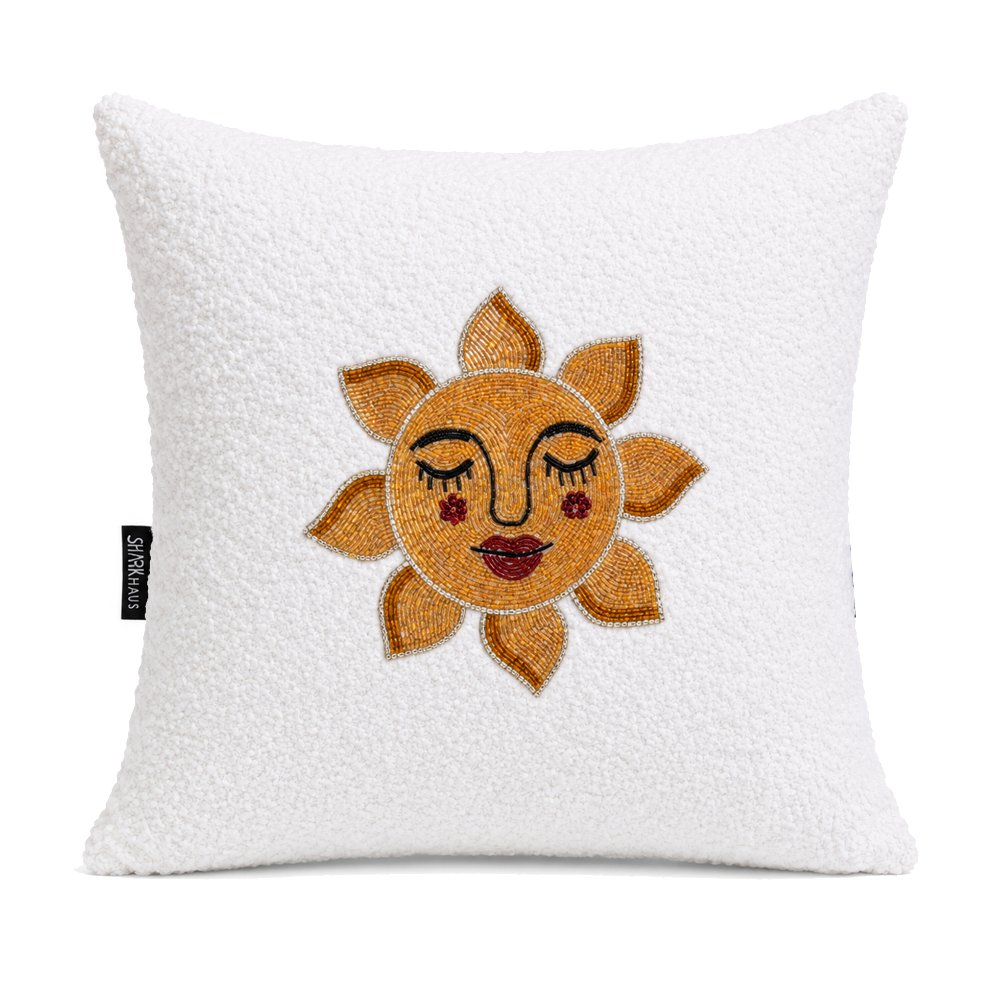 Beaded Sun Cushion